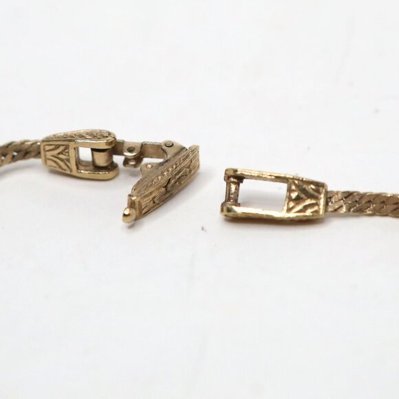 Vintage Attwood & Sawyer A&S 22ct Gold Plated Swarovski Crystal Pendant Necklace - Picture 9 of 11